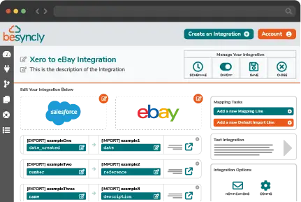 Salesforce and eBay Integration Connector