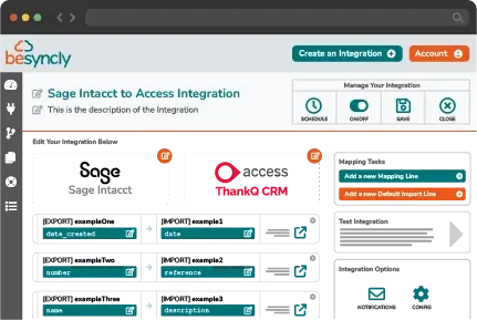 Sage Intacct to Access Charity CRM Integration